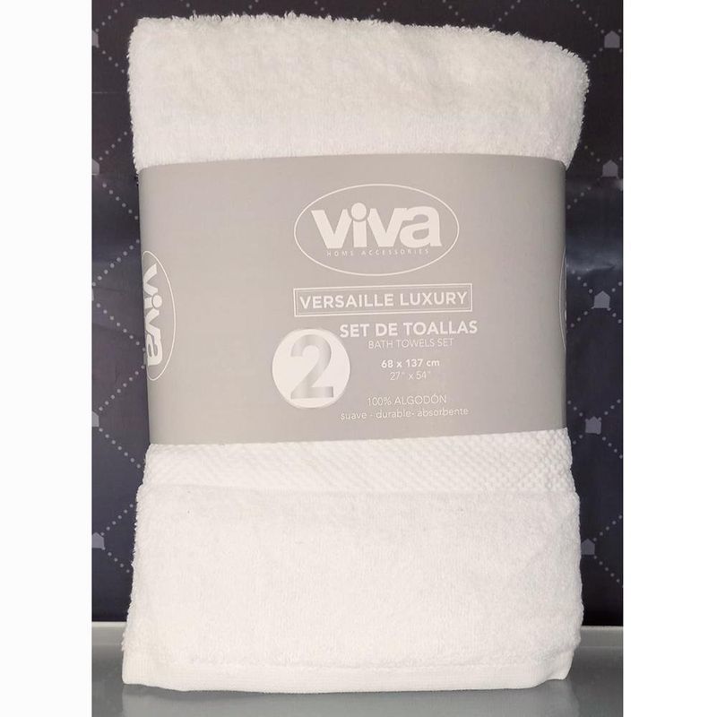 Set de 2 Toallas de Baño 68 X 137 Cm - Viva