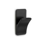 Colgador Resistente al Agua Negro Mate 6x3x2.5 Cm - Inofix