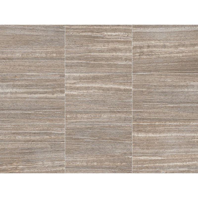 Piso Cerámico Thassos Travertine Café 40X60 Cm - Interceramic