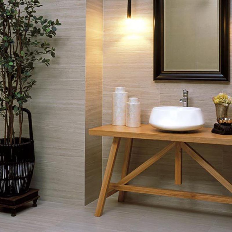 Piso Cerámico Thassos Travertine Gris 40X60 Cm - Interceramic
