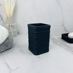 Vaso para Baño Plástico Negro Mate - Viva