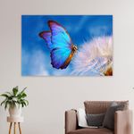 Cuadro Decorativo Acrílico Diseño Mariposa 90X60 Cm - Viva