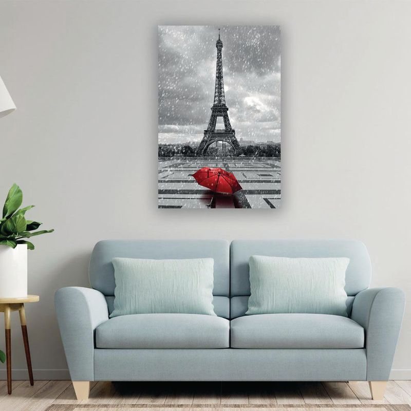 Cuadro Decorativo Acrílico Diseño Torre Eiffel 90X60 Cm - Viva