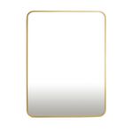 Espejo 80X60 Cm Dorado - Viva