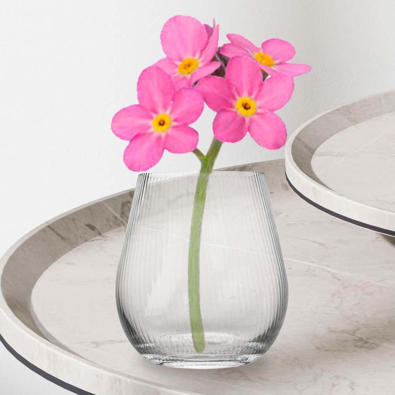 Florero de Vidrio 15.5 Cm Diseños Surtidos - Viva