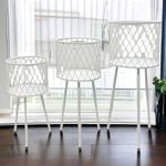 Juego de Potes Con Base 3 Pzas 30x30x73 Cm - Concepts