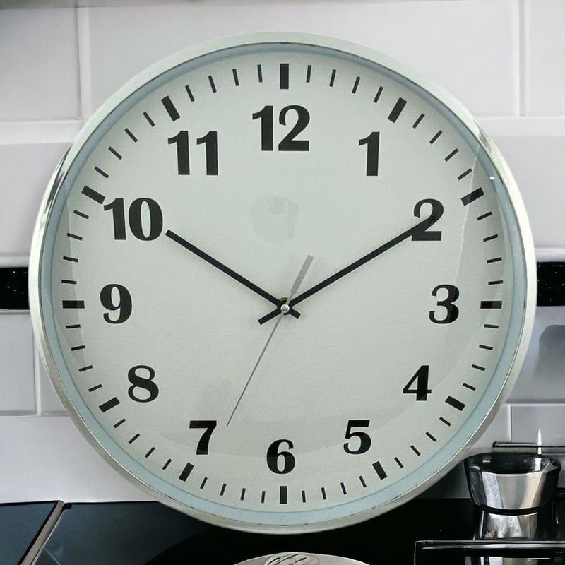 Reloj De Pared Blanco 40.6x4.5x40 Cm - Concepts