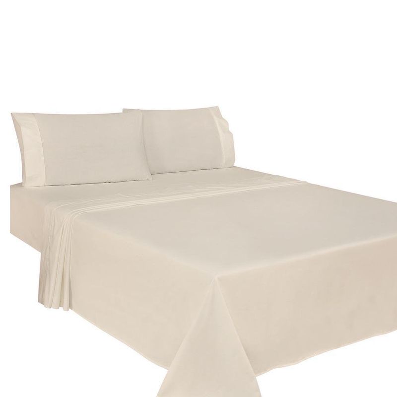 Set de Sábana Beige - Viva Varios Tamaños