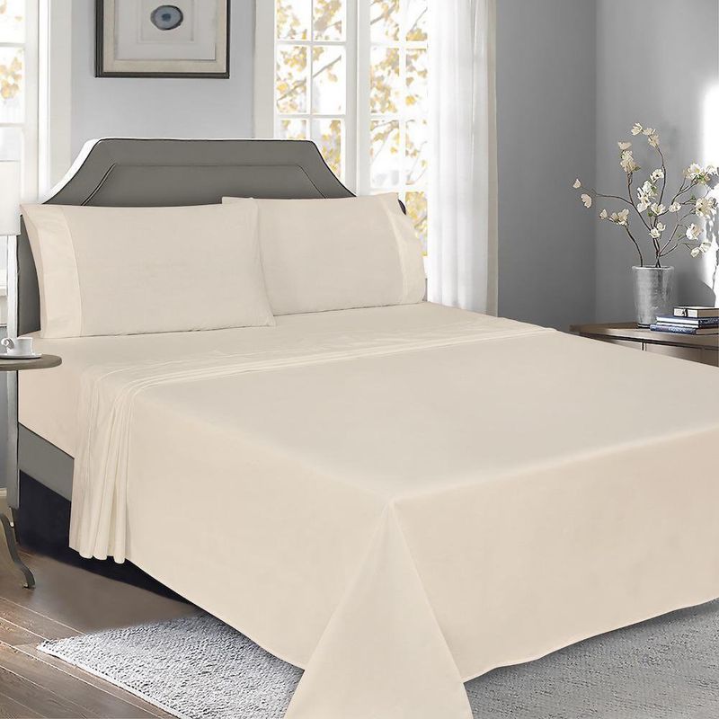 Set de Sábana Beige - Viva Varios Tamaños