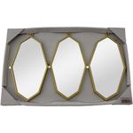 Set de Espejos 3 Pzas 2.8X38X32 Cm - Concepts