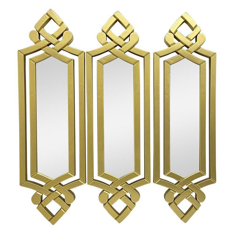 Set de Espejos 3 Pzas 54.5X49.5X2 Cm - Concepts