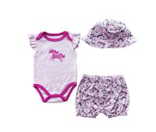 Body Shorts y Gorro Unicornio para Niña - Koala Baby Varias Tallas