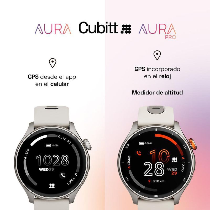 Smartwatch Aura Pro Gris - Cubitt