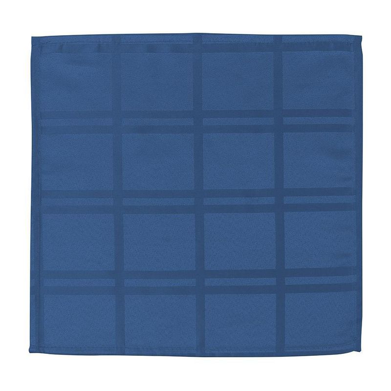 Set de 4 Servilletas con Relieve Azul de 40X40 Cm - Viva