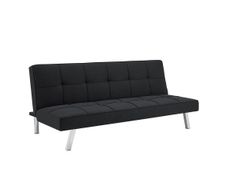 Sofá Cama Venice de 3 Asientos Negro