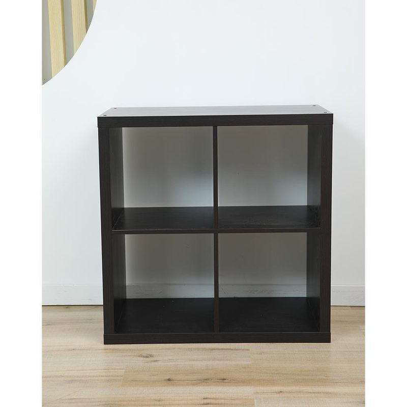 Librera de Cubos Mdf y Pvc Café 79x38x80 cm - Zmobili