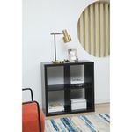 Librera de Cubos Mdf y Pvc Café 79x38x80 cm - Zmobili