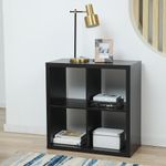 Librera de Cubos Mdf y Pvc Café 79x38x80 cm - Zmobili