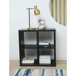 Librera de Cubos Mdf y Pvc Café 79x38x80 cm - Zmobili