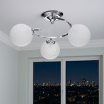 Lámpara De Techo Esferas 3 Luces - Z