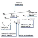 Set de 6 Accesorios para Baño Element -  Foset