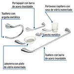 Set de 6 Accesorios para Baño Aero - Foset