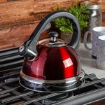 Tetera con Silbato Roja de 2.2 Qt - Mr. Coffee
