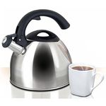 Tetera Rojoa con Tapadera Plateada de 2 Qt - Mr. Coffee