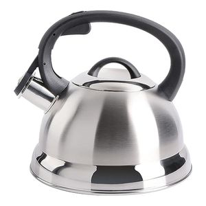 Tetera con Silbato Plateada 1.75 Qt