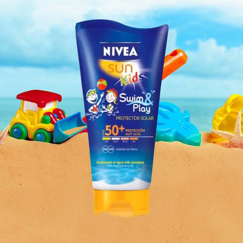 Protector Solar Para Niños 50 + Swim & Play - Nivea