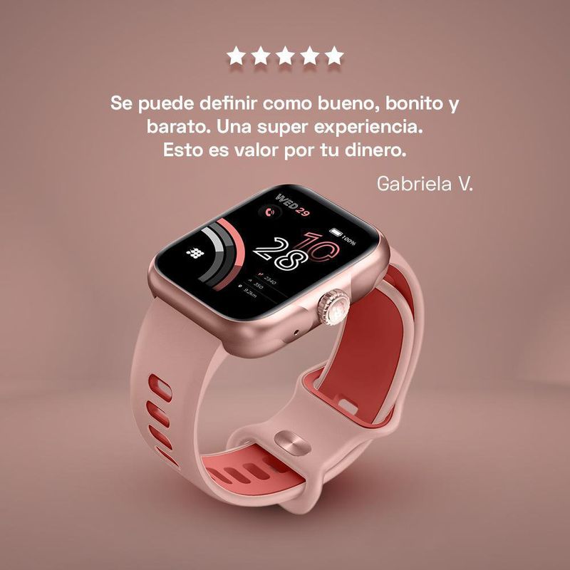 Smartwatch Viva Pro Rosado - Cubitt