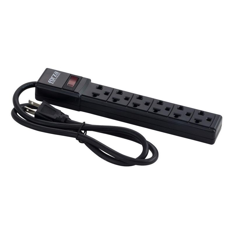 Regleta Multicontacto de 6 Salidas 2200 W - Forza