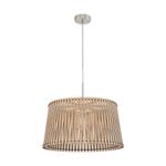 Lámpara Colgante Sendero Pantalla Listones de Madera Arce - Eglo