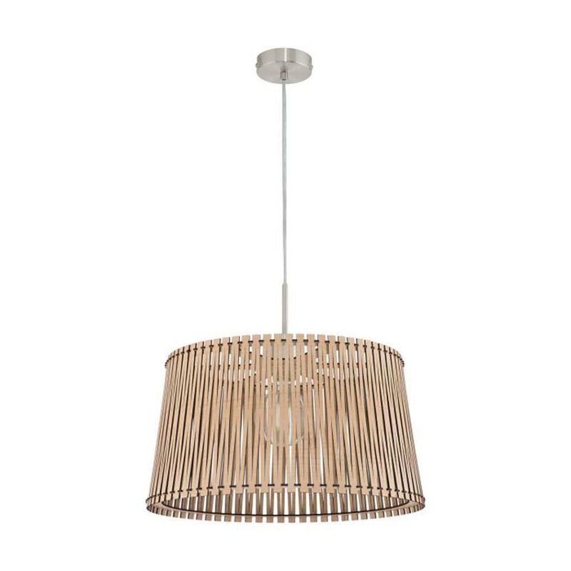 Lámpara Colgante Sendero Pantalla Listones de Madera Arce - Eglo