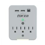 Protector de Corriente Fwt-331 con 3 USB - Forza