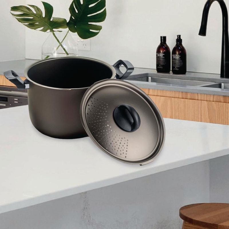 Olla Para Pasta 5.7 L Negro - Brinox