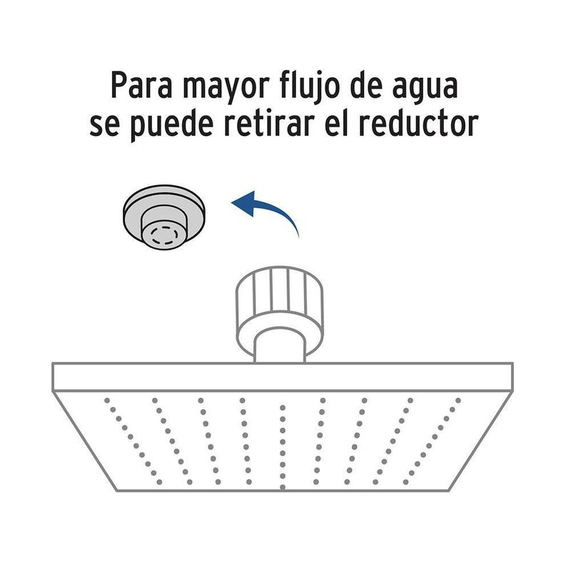 Cabeza de Ducha Cuadrada 10 Plg - Foset