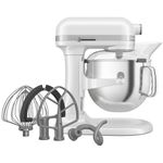 Batidora de Acero Inoxidable 11 Velocidades Blanca 7 Qt - Kitchenaid
