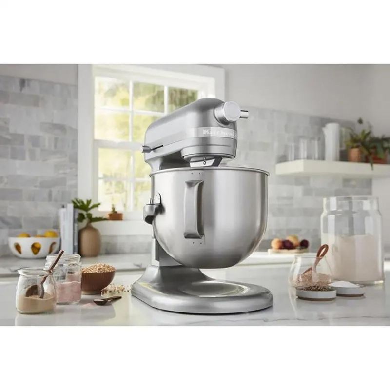 Batidora de Acero Inoxidable 11 Velocidades Gris 7 Qt - Kitchenaid