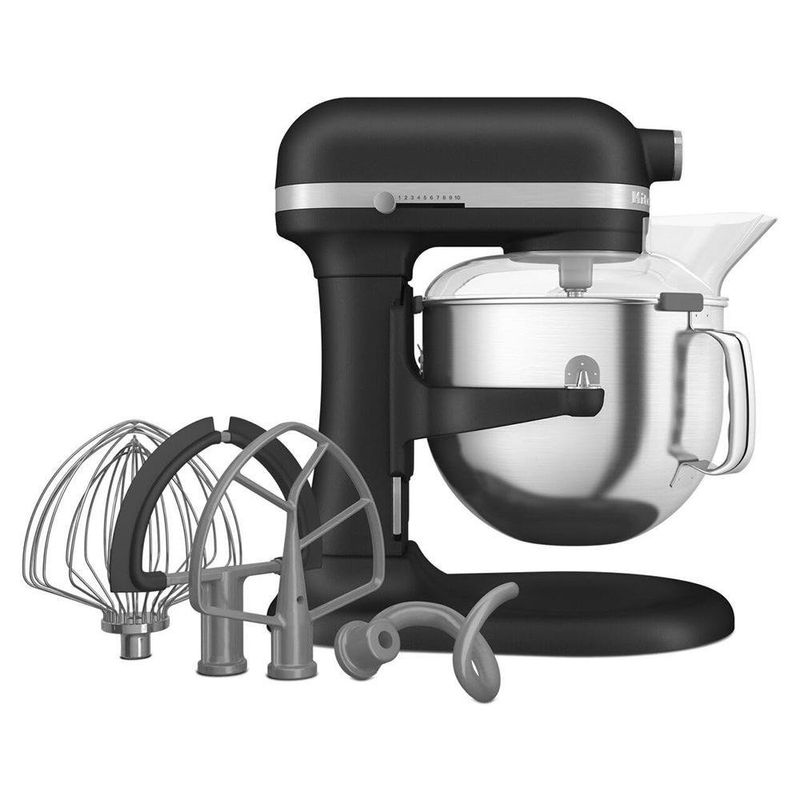 Batidora de Acero Inoxidable 11 Velocidades Negra 7 Qt - Kitchenaid