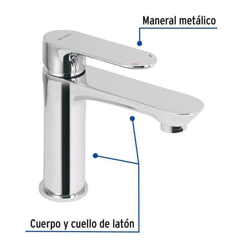Monomando Baño Recto Riviera - Foset