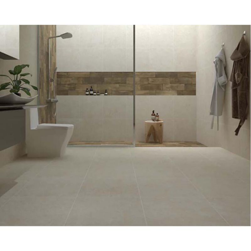 Piso Cerámico Boreal Aurora Natural 15 X 50 Cm - Interceramic