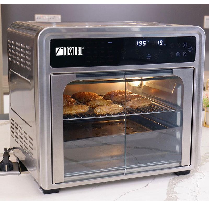 Horno con Freidora de Aire French Door 28 L - Rosthal