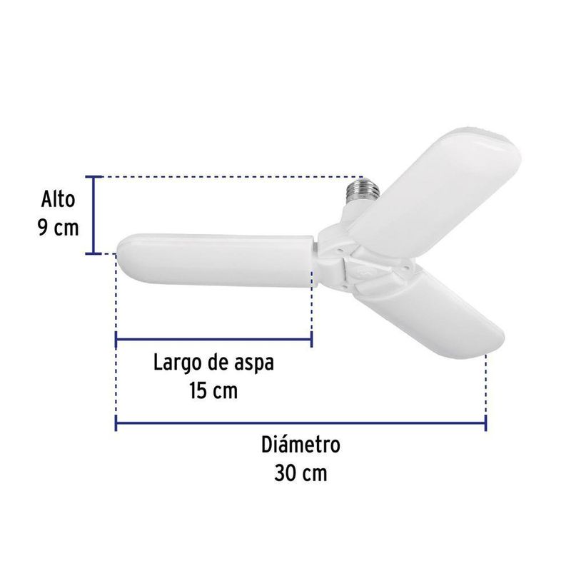 Bombillo-LED-24W-Tipo-Ventilador-con-3-Aspas---Volteck