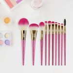 Juego-De-Brochas-Para-Maquillaje-Rosa-10-Piezas---Viva