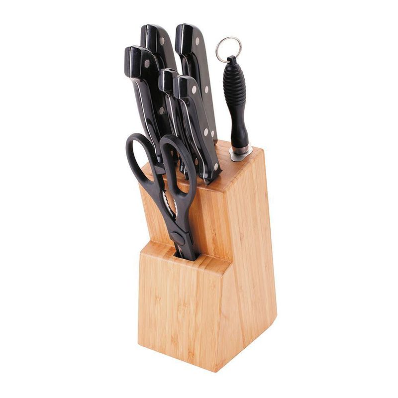 Set De 7 Cuchillos + Base - Nordika