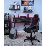 Escritorio Gris Y Negro De120X60X94 Cm - Z