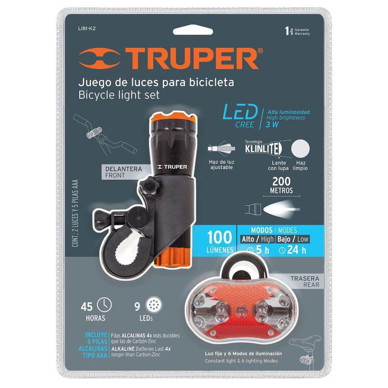 Linterna-Para-Bicicleta-A-Baterias-Led-De-100-Lm---Truper