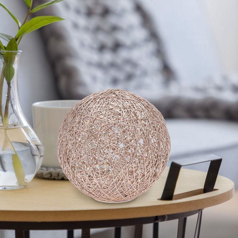 Esfera Decorativa Con Luz Led 20 Cm