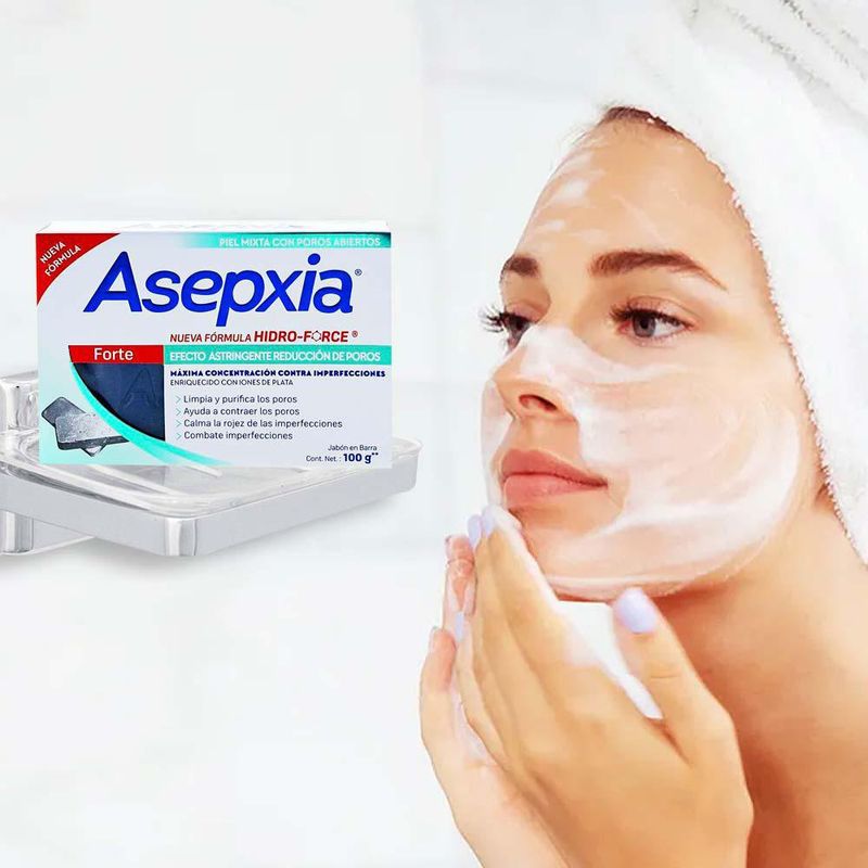Asepxia Jabón Barra Forte